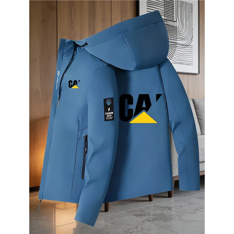 2026 Spring Autumn Men Couple Outdoor Slim Fit Jacket Windproof Waterproof Fabric Mountaineering Travel Casual Outerwear Coat