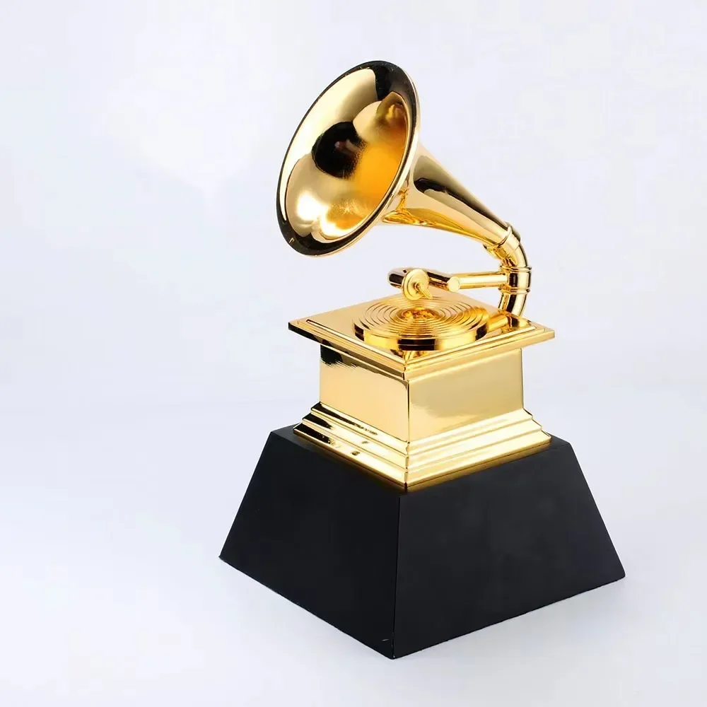 Metal Engraving Real size 18.5CM/22.5CM Replica Grammy Trophy 1:1 Scale Size Music Souvenirs Grammy Award Statue Grammy Awards