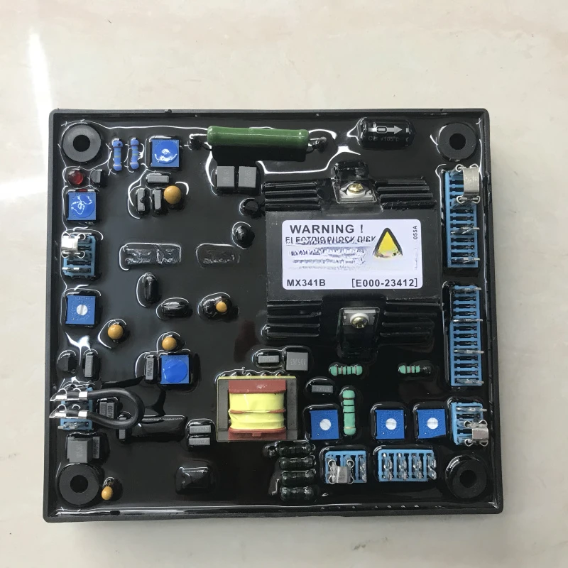 MX341B AVR diesel brushless permanent magnet generator voltage automatic regulator, voltage regulator plate excitation plate