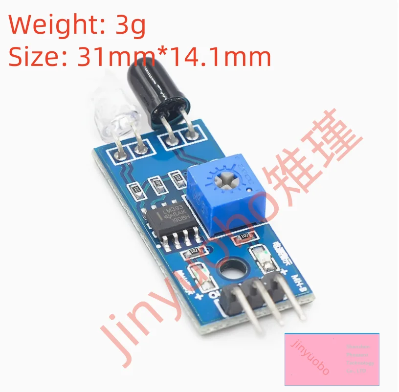 1-50pcs 100% New IR Infrared Obstacle Avoidance Sensor Module for Arduino Diy Smart Car Robot Reflective Photoelectric 3PIN