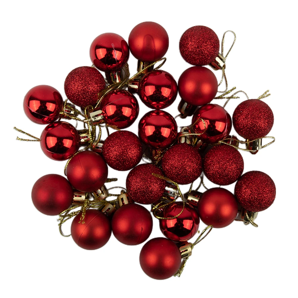

Xmas Party Decor 24Pcs Christmas Ball Wedding Ceremony Bridal Shower Party Home Garden Decoration Pink Silver Gold