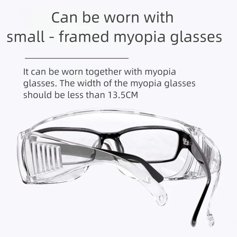 Popular Anti - fog Goggles Semi - enclosed Transparent Style Enhanced Function Suitable for All Ages