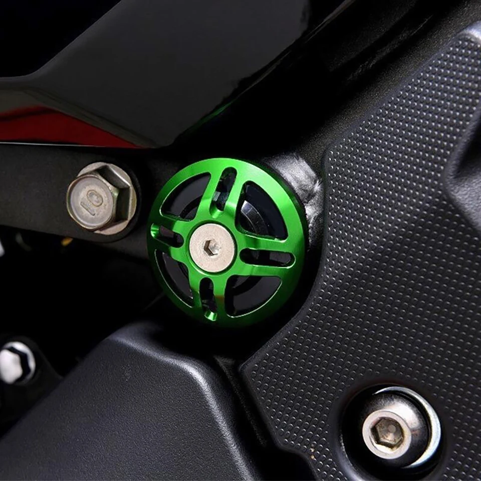 Fits for Kawasaki Ninja 400 250 ABS KRT Ninja400 EX400 EX250 2018-2024 Motorcycle Frame Hole Plug Caps Decorative Cover Kits