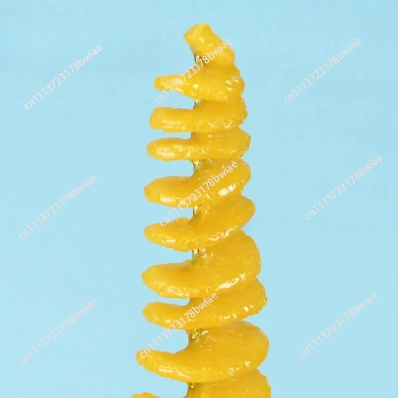 Realistic potato tower model, french fry model, cyclone potato model, snack model