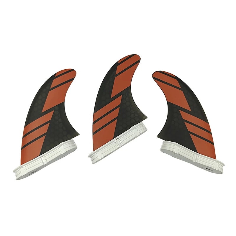 SUP BOARD-Aileron de planche de surf UPSURF FCS 2, taille M, rouge, bleu, blanc, pour document, 3 pièces par set, accent d'abeille, FIViolet Paddle