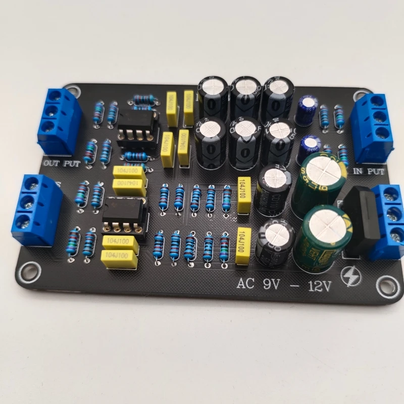 Double operational amplifier front stage non magnification amplifier divider NE5532 subwoofer electronic divider