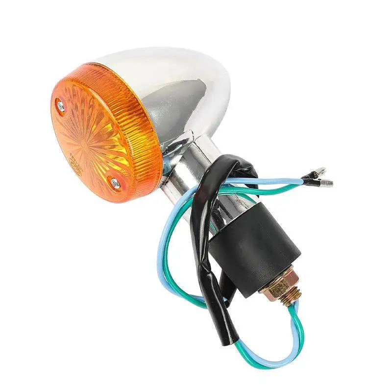 1/2PCS Universal Motorcycles Turn Signal Lights Signal Lamp For GN 125 GN 150 QJ 125cc 150cc 250cc GN125 M109R VRZ1800 650