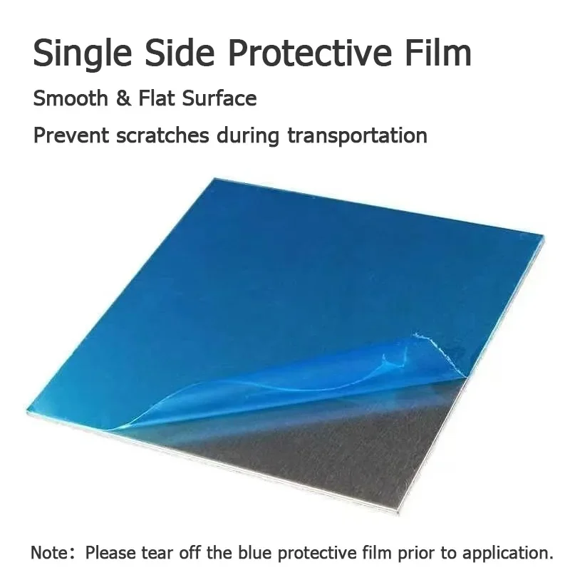 Aluminum Plate Thick 0.2/0.3/0.5/0.8/1/1.2/1.5/2/3/4/5/6/8/10mm Aluminum Alloy Plate Polished Sheet Processing Accessories