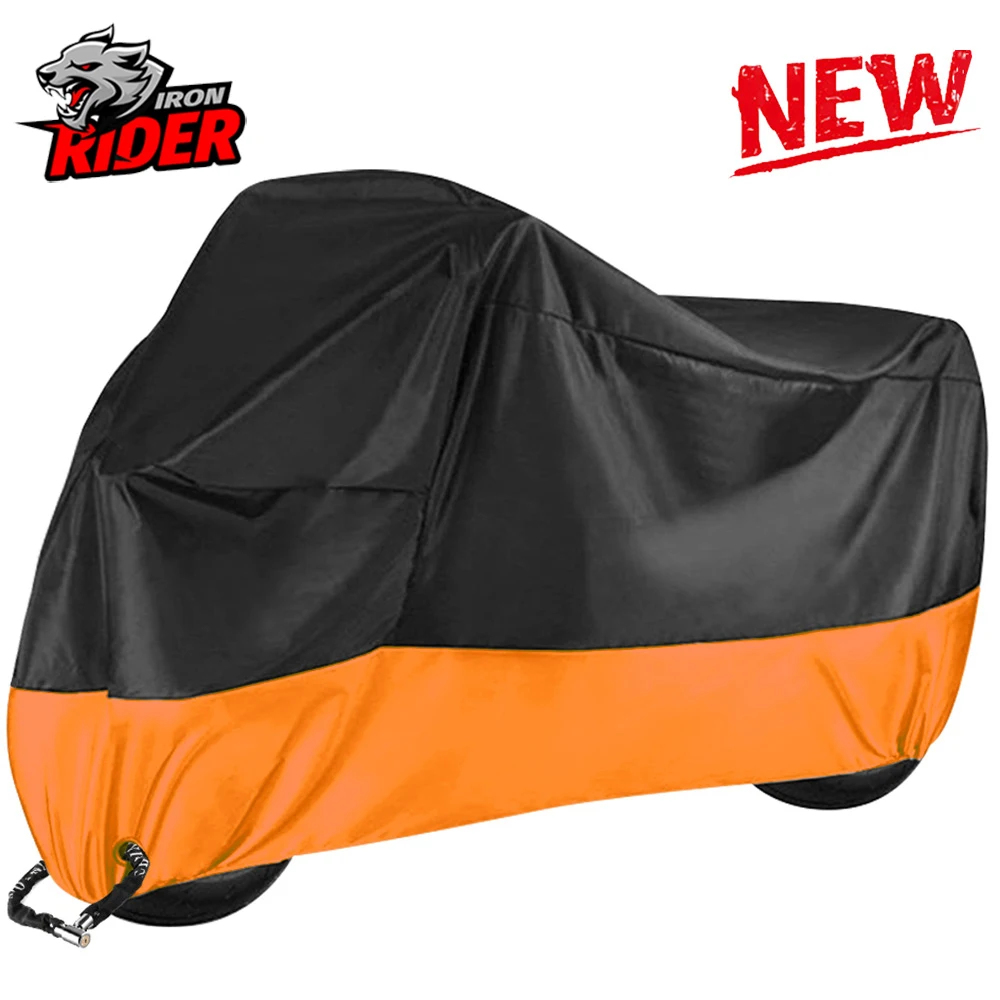 Waterproof Motorbike Cover Dustproof UV Bike Protection Outdoor Indoor Scooter Motorbike Rain Cover All Seasons