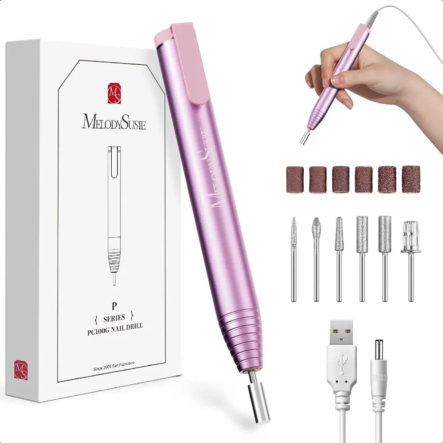 

PocketNail DrillPC100G Портативная электрическая пилочка для ногтей в форме ручки для акрилового геля, полировки Profional Efile hine для мужчин