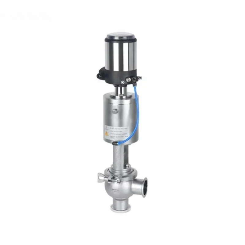 Pneumatic Positioner Proportional Sanitary Stainls Steel Dairy Double Regulating Flow Control