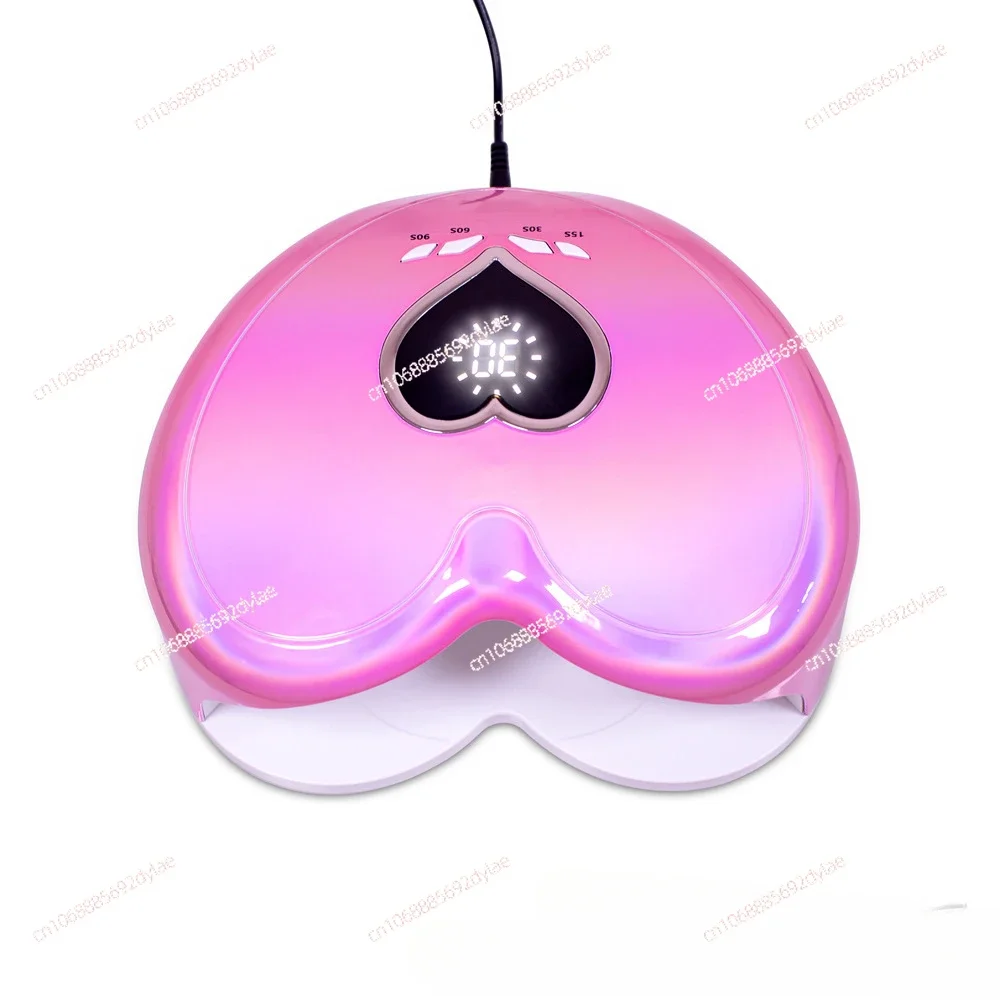 Professional Pink Heart Shape Uv Led Nail Lamp