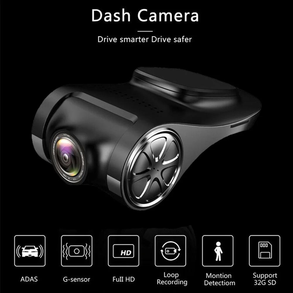 

1080P Dash Cam DVR Car Dash Cam USB DVR Car Recorder Dash Cam ADAS Assistance/loop Recording/starlight