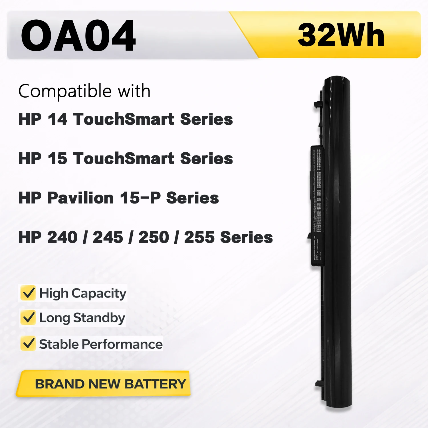 PowerHub OA04 OA03 Laptop Battery For HP 14 15 TouchSmart Pavilion 15-P Series 240 245 250 255 G2 G3 OA03 HSTNN-LB5S 740715-001