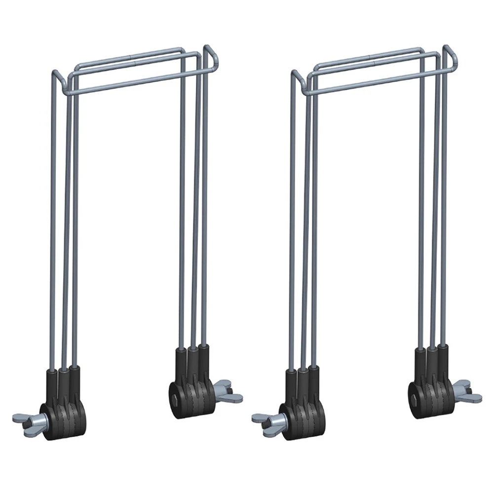 

Camping Hiking Solar Panel Stand Adjustable Bracket Silver Foldable Carbon Steel Frame Adjustable Pivot Mechanism