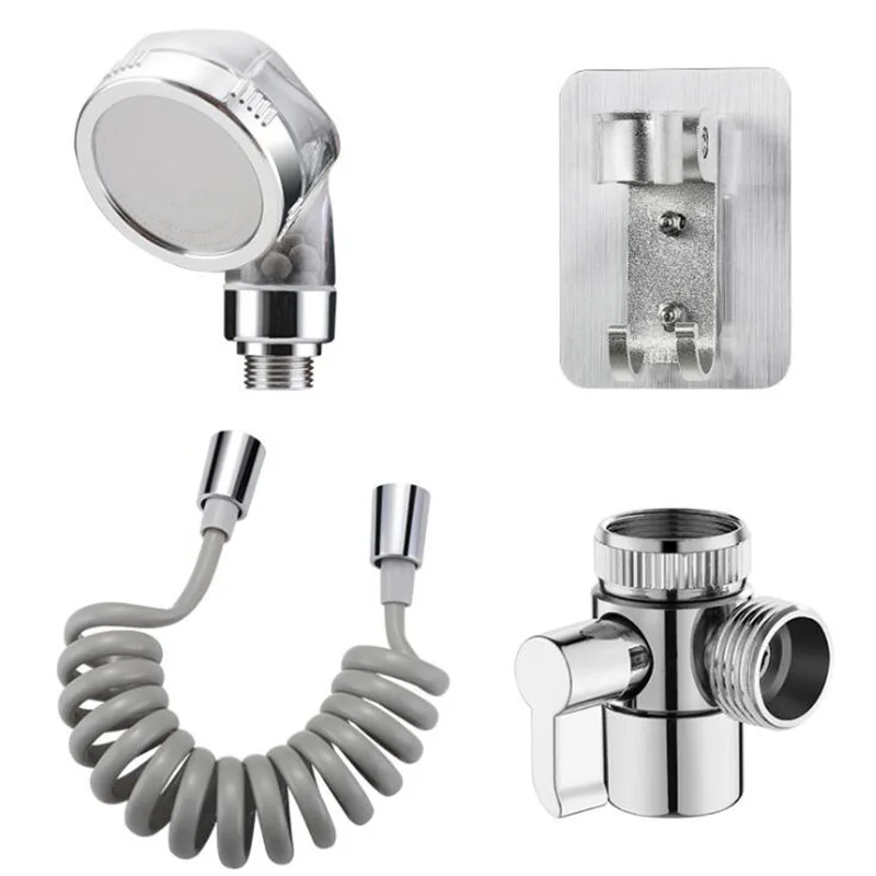 

Новый смеситель для ванной комнаты, внешний душ, ручной распылитель, смеситель для мытья волос, экономия воды, гибкий набор для ванной комнаты