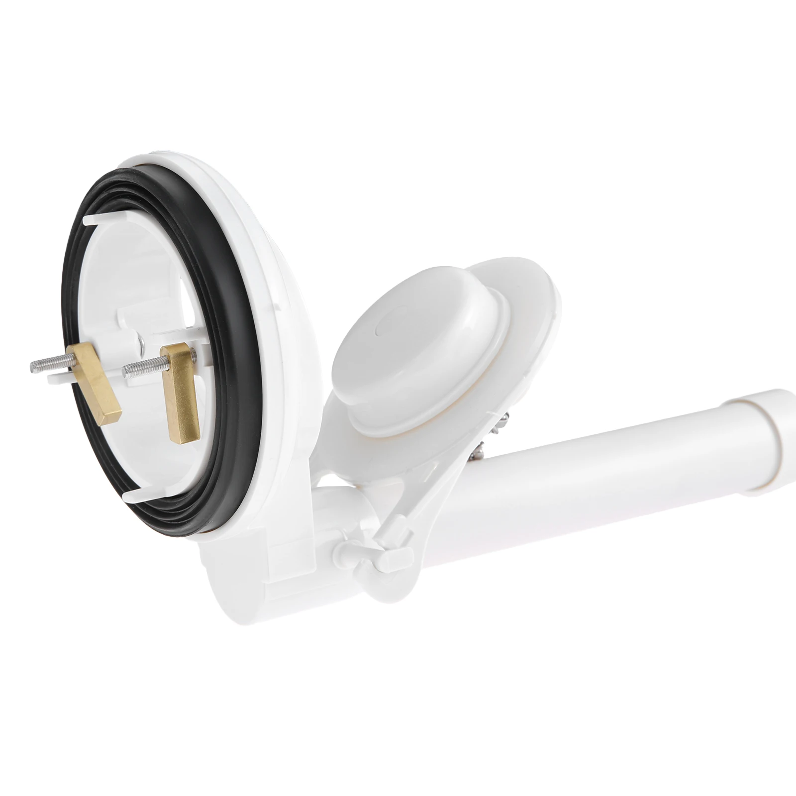 

1set Toilet Flush Valve Kit Universally for 3-inch Toilet Includes Chain & Rubber Seal for American Standard WC Tank Repair Part