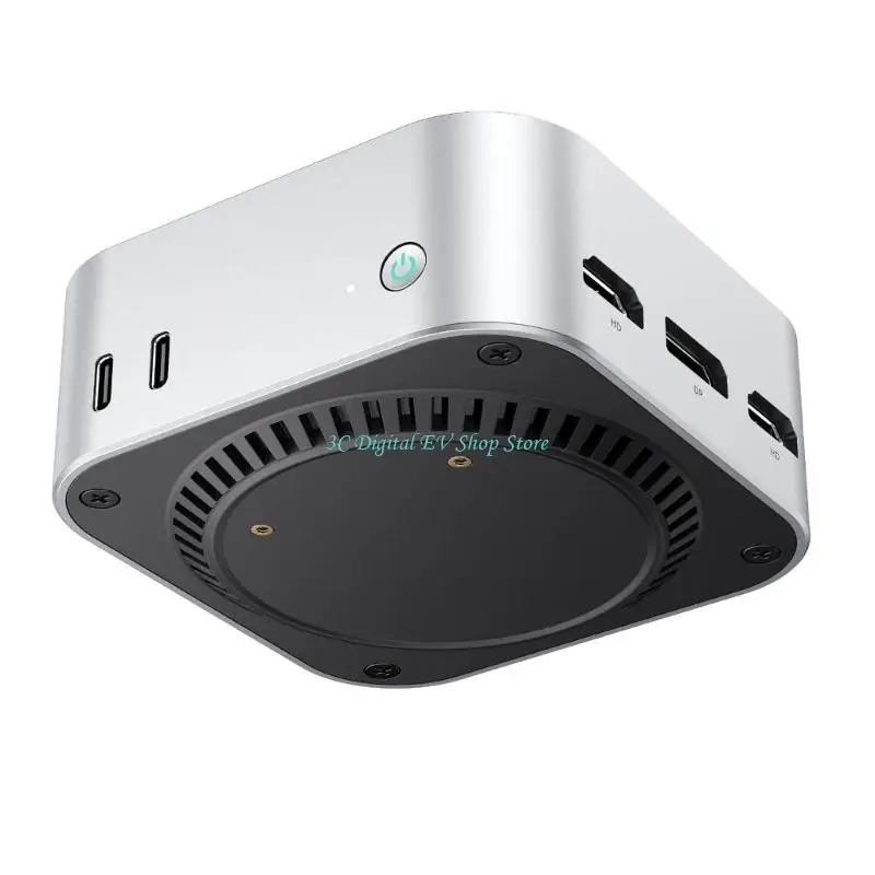 E74D N150 Mini Desktop 12GB DDR4 256GB SSDs 4K شاشتان جيجابت إيثرنت مروحة هادئة