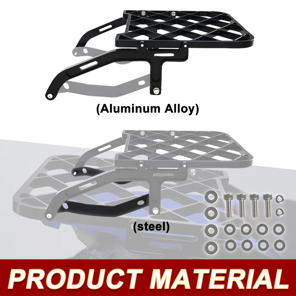 Motorcycle Rear Fender Rack Luggage Rack Detachable Mounting Rack Support Holder For Yamaha XT250 2008-2022 2023 2024 2025 2026