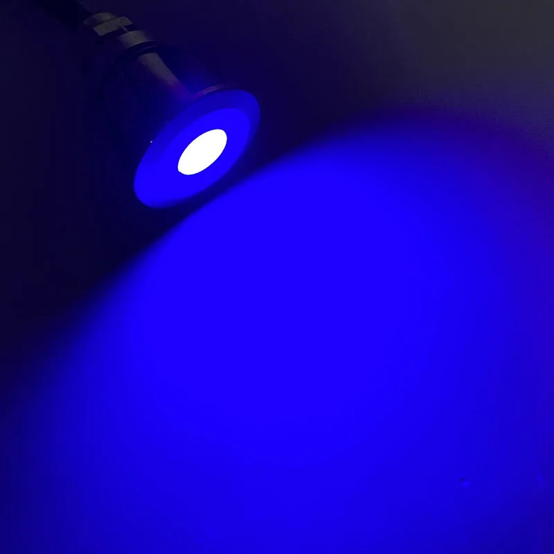 Wbudowana Mini wodoodporna zewnętrzna lampka Led posadzka ogrodowa Sauna oświetlenie do basenu niskiego napięcia 12V reflektor Rgb platforma