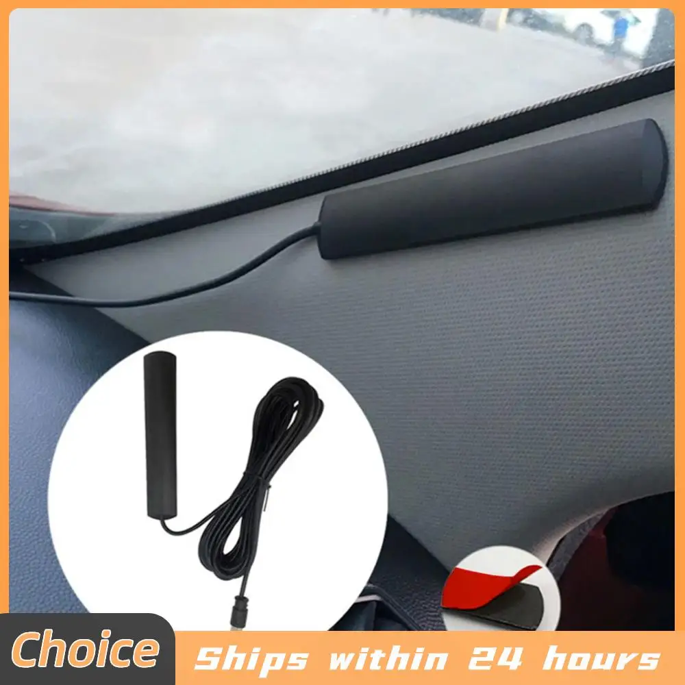 DC 5-12V AM/FM Radio Aerial 85-860Mhz Car Electronic Radio Antenna Signal Amplifier Booster Antena for Car Truck Motorcycle Boat