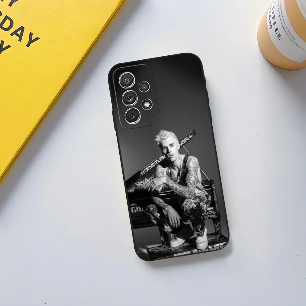 Justin Bieber Phone Case for Samsung Galaxy S23 Ultra S24 S22 S20 Fe S21 Plus A54 A34 A24 A53 M54 Note 20 Cover