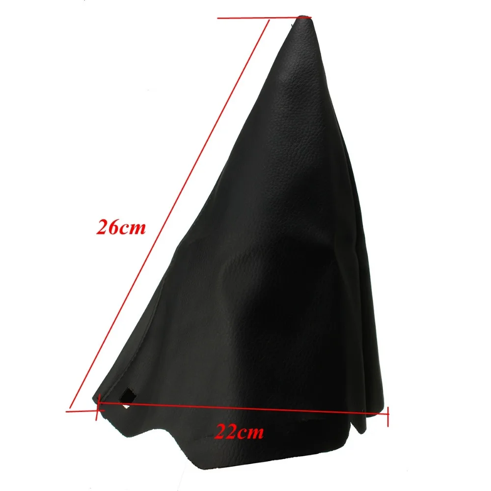 PU Leather Dustproof cover Gear Stick Gaiter Shift lever boot Case Collar For Peugeot 307 SW CC 2000-2008 Gear Shift Collars