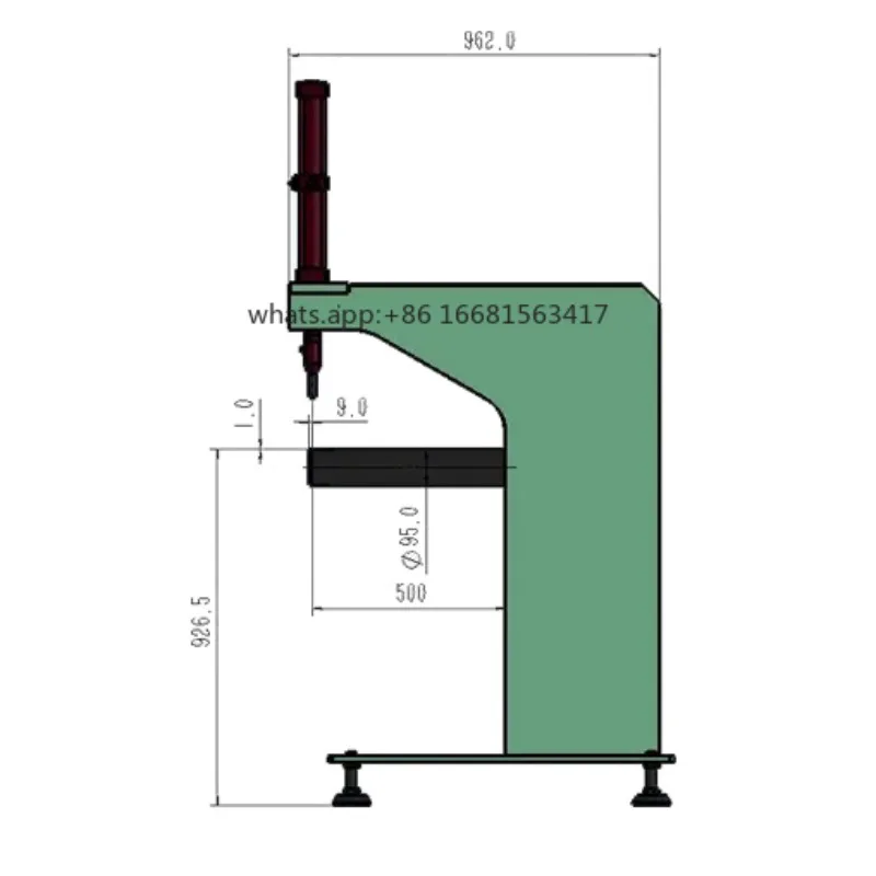 New Arrival Usun Model : ULYE 8 Tons C Frame Air Hydraulic Riveting Clinching Press Machine For Round Air Valve