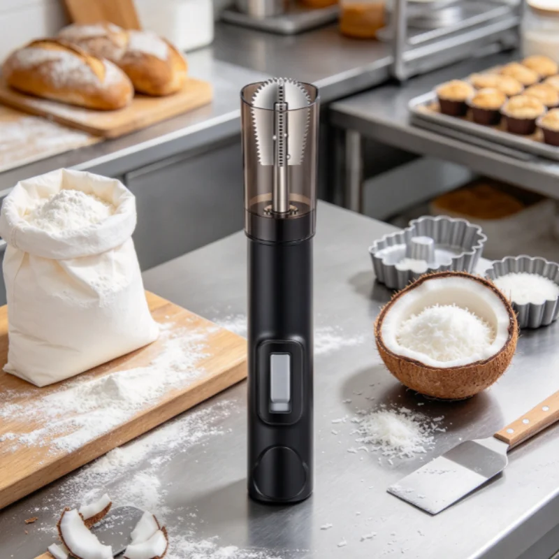 Kitchen Electric Coconut Grater Rotary Safe Coconut Meat Crusher Efficient Coconut Flake Making Tool