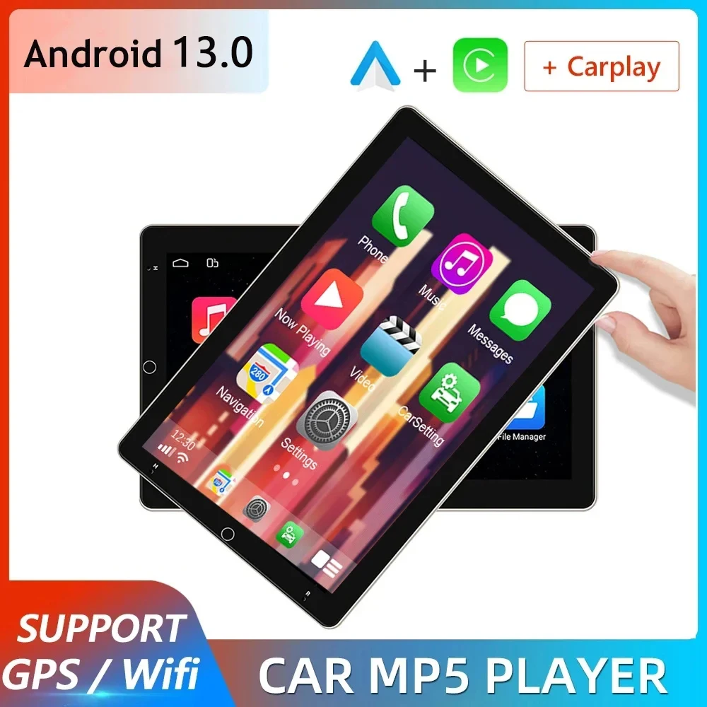 Android 13 2 Din Rotatable Screen Apple/Android CarPlay GPS Car radio Multimedia Stereo For VW Nissan Hyundai Kia toyota Ford