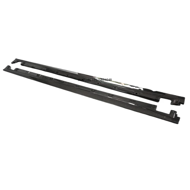 

to Upgrade 22 Carbon Fiber Side Skirts & Lower Sill Edges Body Kit for Enhanced Performance
