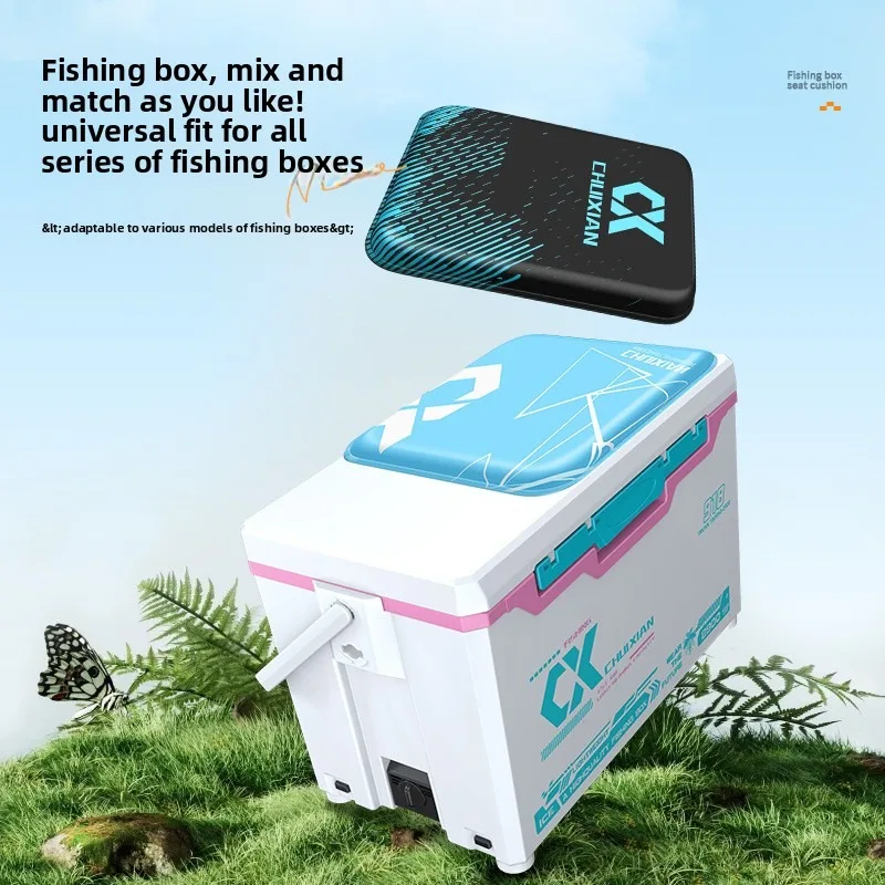 Cojín asiento pesca impermeable – Acolchado extra grueso anti-dolor - imagen 4