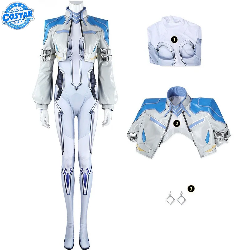 

Marvle Rivalls Game Cosplay Costume Cloak and Daggers Sexy Tight Bodysuit Zentai Jumpsuit Halloween Clothes for Women Customized