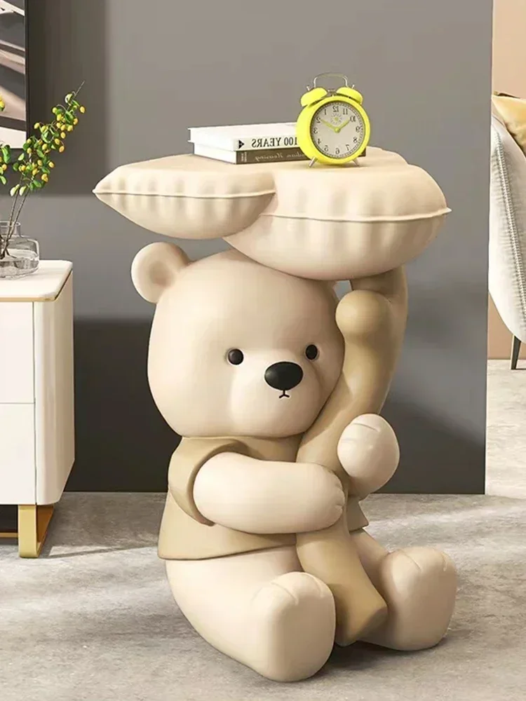 

Decoration Home Vigorous Bear Coffee Table Sculptures & Figurines Kawaii Room Accessories Furniture Nightstands Bedside Tables G