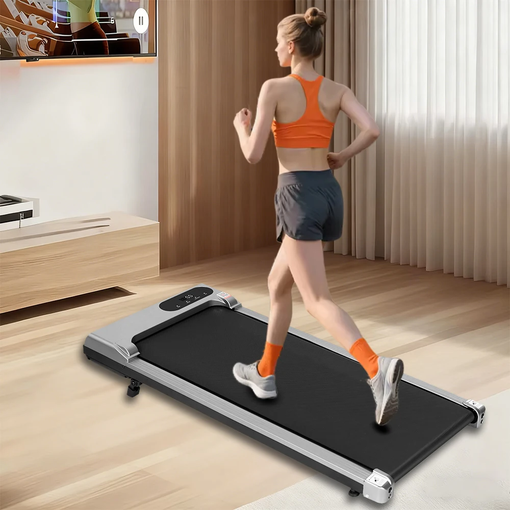 

Compact Smart Indoor Mini Electric Walking Treadmill Modern Style For Home Running Fitness
