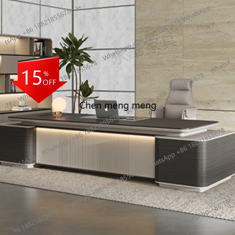 

A139 High Quality Luxury Office Desk Boss Vintage Chinese Reading Reception Desks Stand Up Work Storage Escritorio Oficina Furni