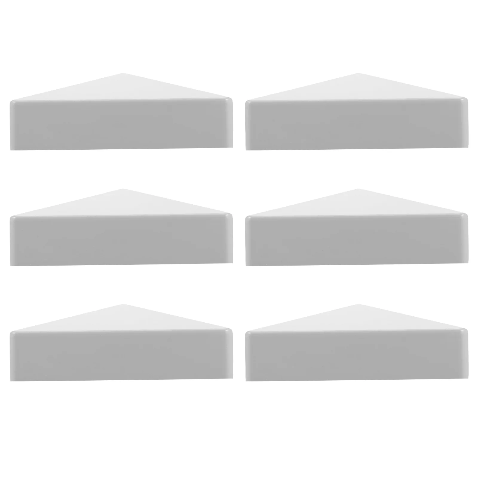 

6pcs 4.13X4.13 Inch Pvc Fence Post Caps Decorative Garden Fence Accessories For Deck Pool Patio Lamp Mailbox Covers