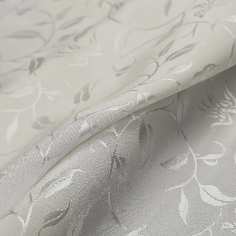 White silk pure new Chinese-style Hanfu cheongsam and waistcoat fabric view 5