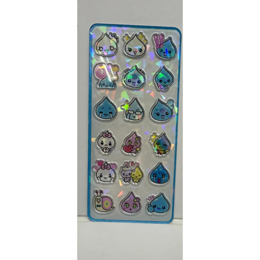 2026 New Monchhichi モンチッチ Acrylic Stickers Phone Case Transparent Sticker Account Friend Birthday Gift 3D Cute Stickers
