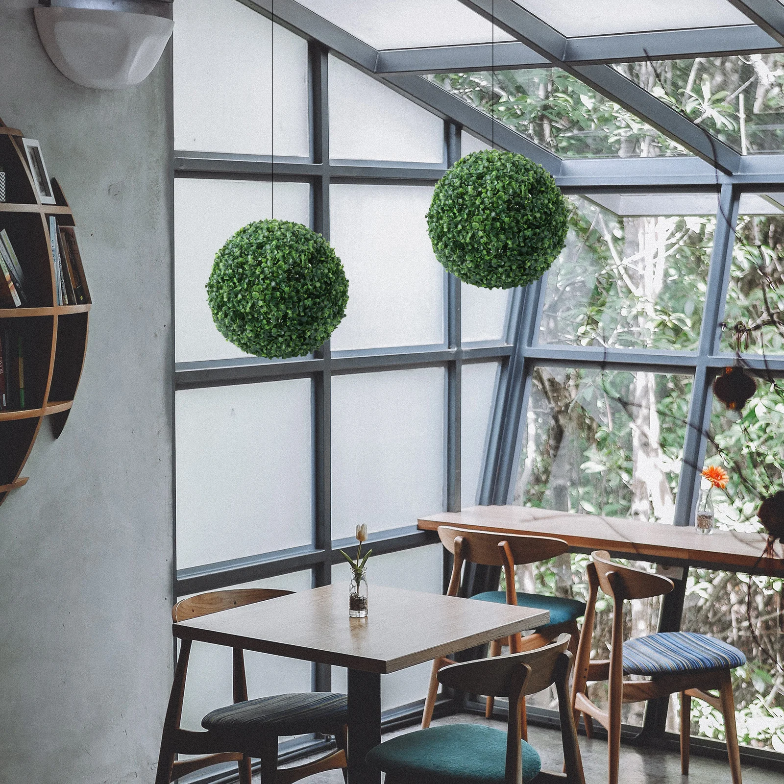 

Rose Simulated Milano Ball Office Faux Plant Plastic Flower Outdoor Decor Spheres Decorative Balls