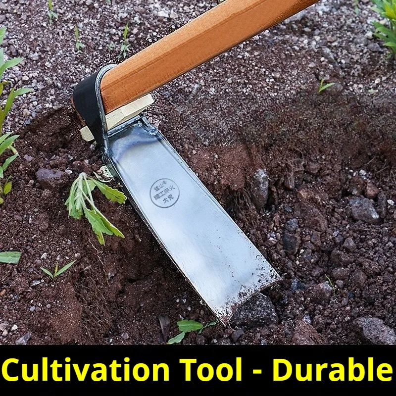 Spring Steel Garden Hoe Multi-functional Vegetable Harvesting  Digging Tool Bamboo Shoot Digging Land Clearing Gardening Tools