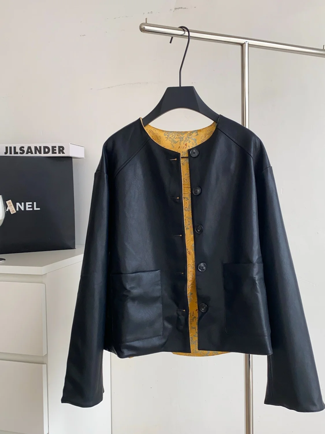 여성용 루즈핏 캐주얼 새틴 자켓 가을 겨울 빈티지 신상 중국풍 슬림 자수 아우터웨어 탑