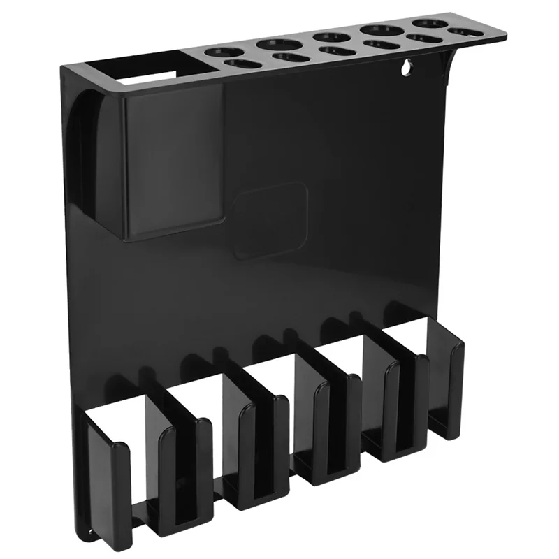 a64z-プロフェッショナル壁掛け電気バリカンホルダーサロン美容オーガナイザー理髪スタイリングツール収納ラック