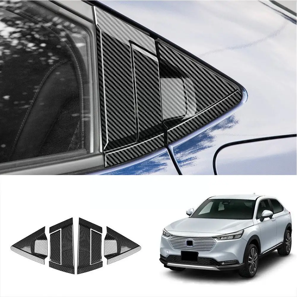 For Honda Vezel HR-V HRV 2021 2022 ABS Protector Door Handle Protection Patch Car Rear Sticker Frame Accessories 6pcs