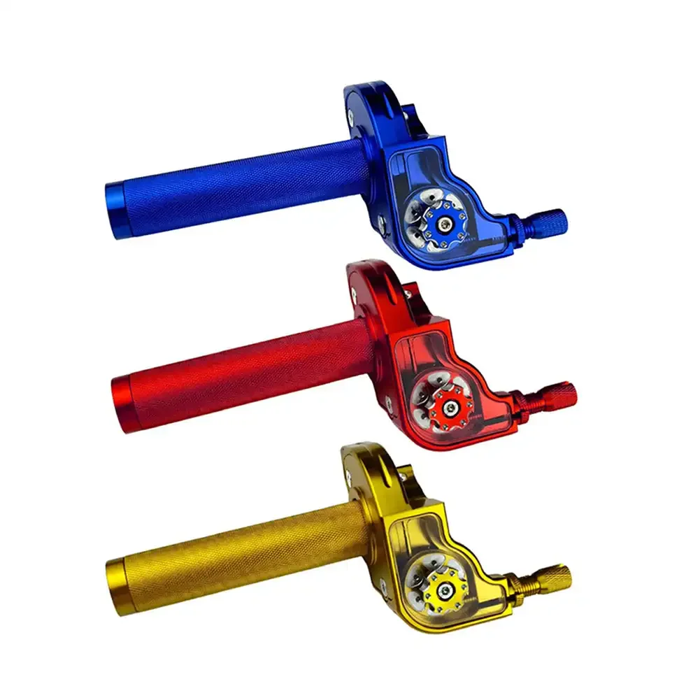 Universal 22mm CNC Aluminum Accelerator Throttle Twist Grips Handlebars Cable For Motorcycle Moped Scooter ATV Quad Bike M10*1.5