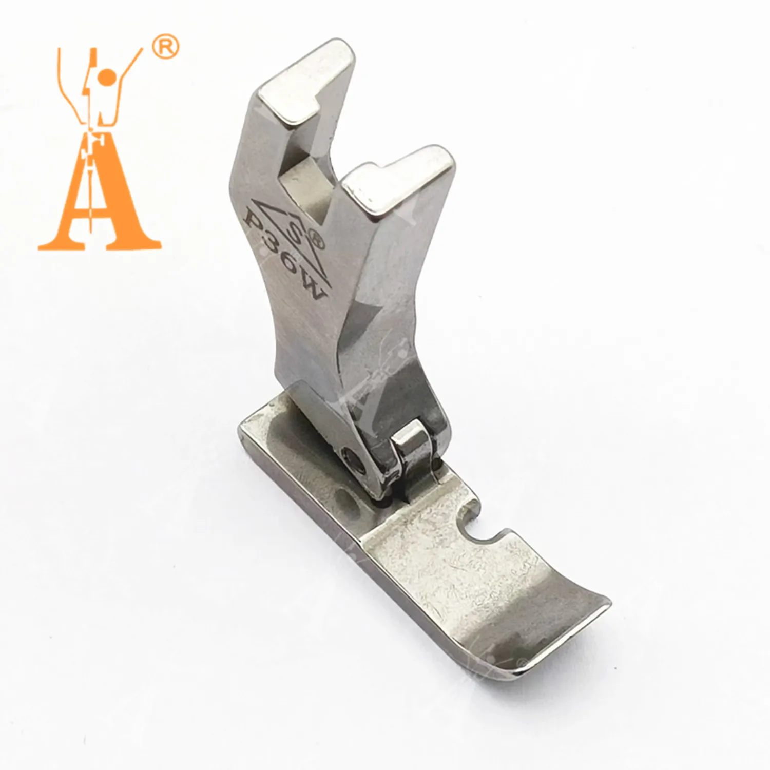 P36W قدم الضغط أحادية الجانب من الفولاذ بالكامل مع لوحة سفلية أوسع 10 مم لأجزاء ماكينات الخياطة