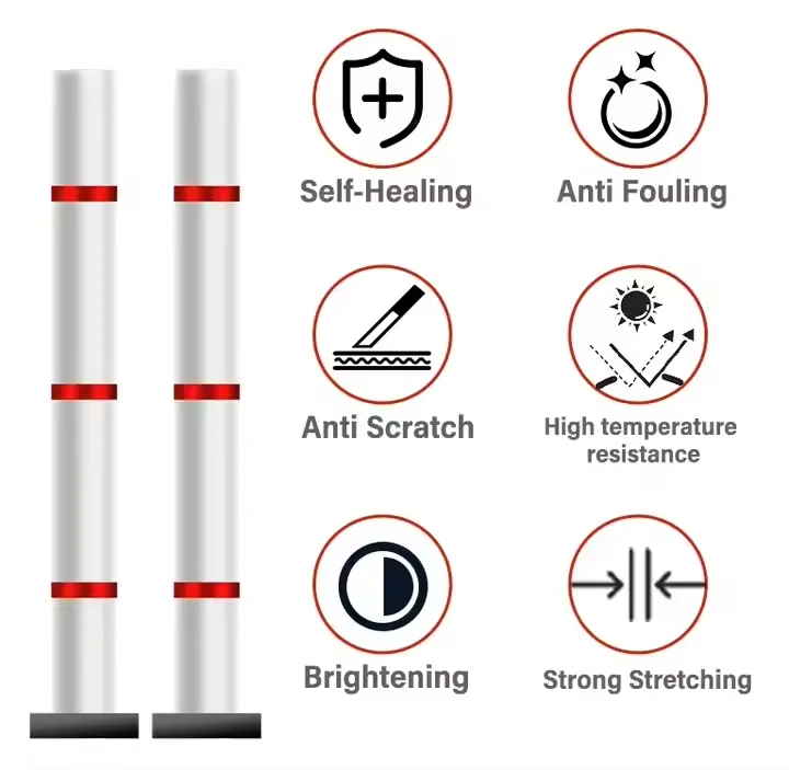 Hoogglans TPU autolakbeschermingsfilm PPF doorzichtige beha krasbestendige omslag