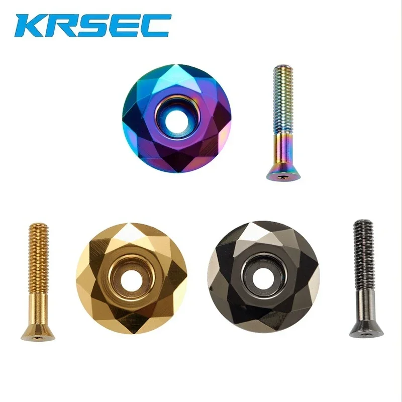 

KRSEC Mountain Bike Stem Cover Aluminum Alloy Headset Ultralight Bicycle Parts