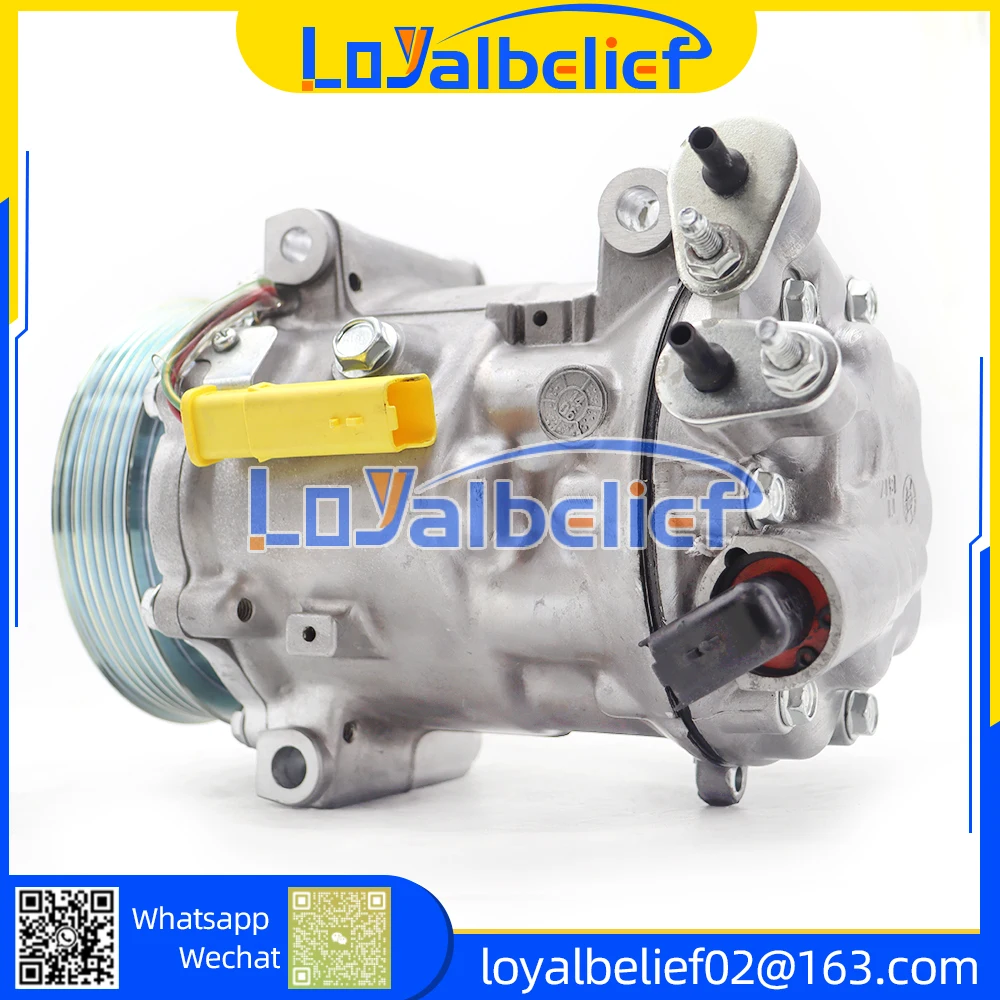 

SD7C16 AC Compressor For Peugeot 407 607 2004-2010 FOR Citroen C5 II 2.0 16V 2004- 9671820480 9683003080 6453WY 6453PQ 6453RG