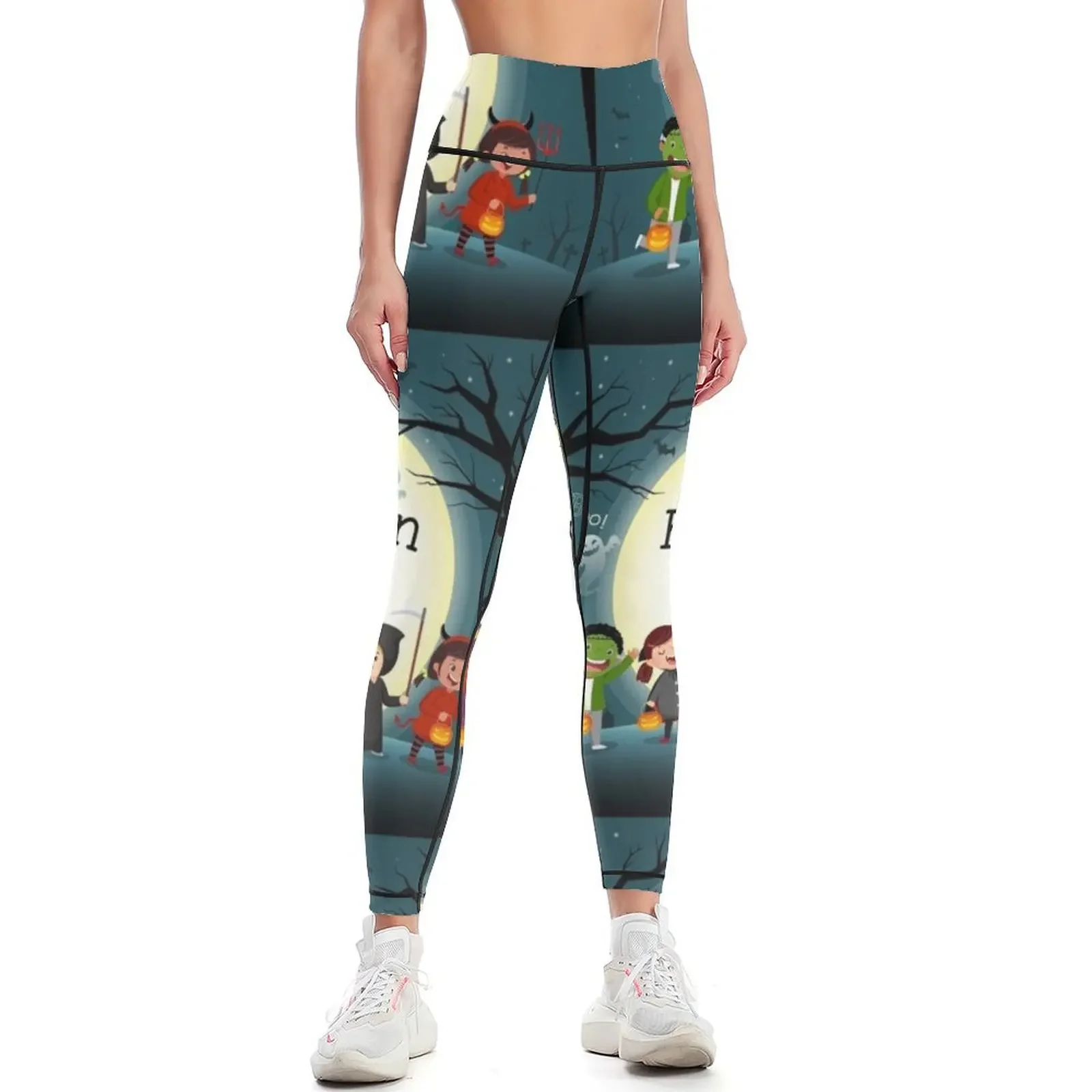 

Happy Witch Leggings gym pants for girls legging push up Clothing fitness Womens Leggings